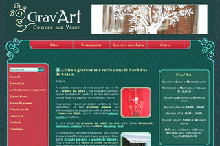 Gravarts.com - Artisan Graveur Gravure sur Verre Grav'arts Nord