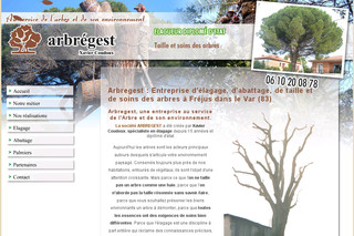 Aperçu visuel du site http://www.arbregest.com