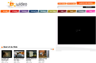 Aperçu visuel du site http://wideo.fr/