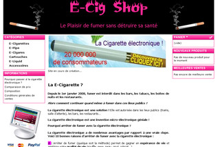 Fumer-sainement.com - E-Cig Shop - Cigarettes Electroniques