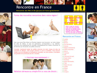 Aperçu visuel du site http://www.rencontre-france.me/