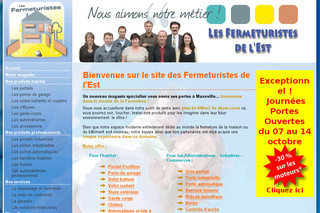 Aperçu visuel du site http://www.fermeturistesdelest.fr