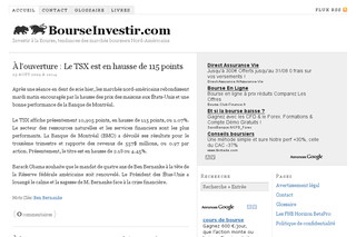 Investissement - BourseInvestir.com
