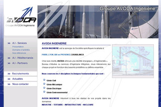 Aperçu visuel du site http://www.avoda.fr