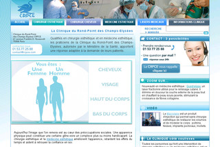 Aperçu visuel du site http://www.crpce.com