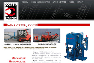 Corbel-jannin.fr - Mécanique, Hydraulique, Equipement