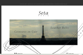 Aperçu visuel du site http://www.seta-paris.fr