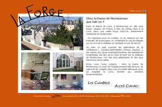 Aperçu visuel du site http://www.montsoreau-la-forge.com