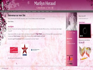 Marilyn Heraud, Comédienne et Voix-Off
