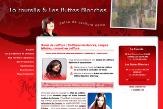 Aperçu visuel du site http://www.latourelleblanche.com