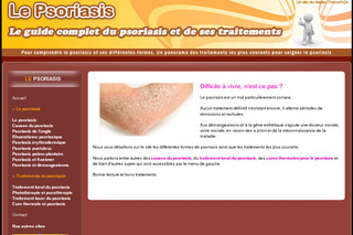 Aperçu visuel du site http://www.psoriasis-traitement.com