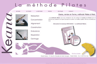 Keana remise en forme méthode Pilates à Paris - Keana.fr
