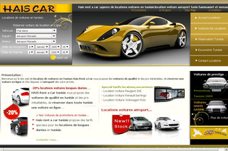 Aperçu visuel du site http://www.haisrentacar.com/