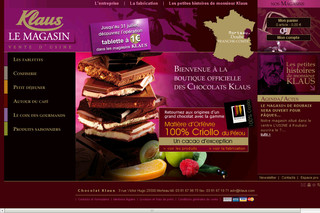 Chocolats et confiseries Klaus, depuis 1856 - Klaus.com
