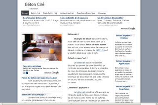 Béton Ciré - Toute l'information - Betons-cires.info