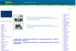 Autobelma.be - Petites annonces autos et motos