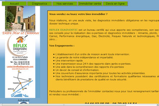 Aperçu visuel du site http://www.reflexdiagnostic.com