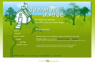 Aperçu visuel du site http://www.maugedominique.com