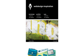 Aperçu visuel du site http://www.webdesign-inspiration.com