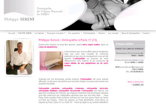 Ostéopathe reconnu et bien-être à Paris 75 - Osteopathe-sereni.com