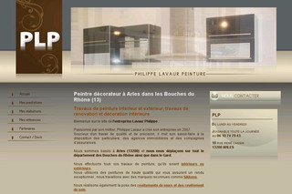 Aperçu visuel du site http://www.lavaur-peinture.com