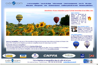 Aperçu visuel du site http://www.aerocom.fr