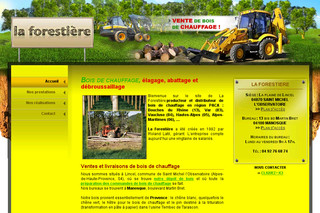 Aperçu visuel du site http://www.laforestiere-paca.com