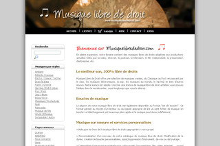 Musique Libre de Droit sur Musiquelibrededroit.com