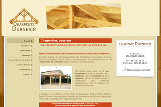 Charpente-durnerin.fr - Artisan charpentier couvreur Villefranche sur Saône