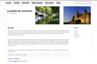 Aperçu visuel du site http://www.location-carcassonne.com