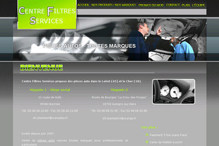 Centrefiltresservices.com - Pièces auto toutes marques dans le Loiret (45) et le Cher (18) : Centre Filtres Services