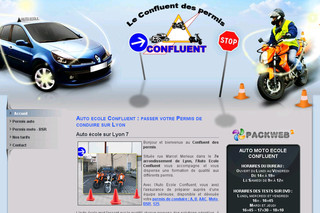 Aperçu visuel du site http://www.automoto-ecole-confluent.fr