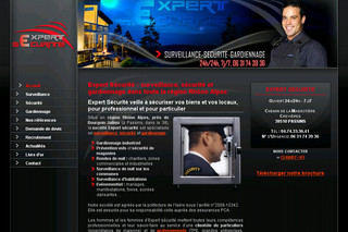 Aperçu visuel du site http://www.expertsecurite.fr