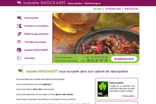Naturopathe-76.com - Réfléxologie plantaire, naturopathie : Cabinet I.Knockaert