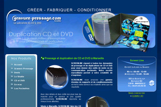 Gravure-duplication.com - Gravure Pressage CD DVD Marseille Bouches du Rhône 13