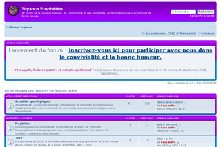 Forum de voyance - Voyancepropheties.com