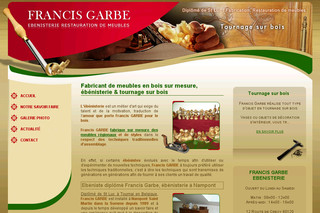 Aperçu visuel du site http://www.ebenisterie-francis-garbe.fr