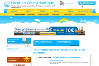Aperçu visuel du site http://www.atlantique-location.com