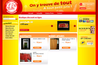 Aperçu visuel du site http://www.lafouine-rit-destockage.fr