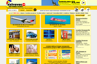 Billet d'avion pas cher, voyages et locations vacances avec Extravac.com