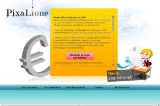 Devis site Internet sur Devis-site-internet.pixalione.com