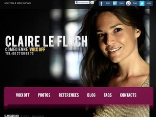 Claire Le Floch, comédienne voix off - Clairelefloch.com