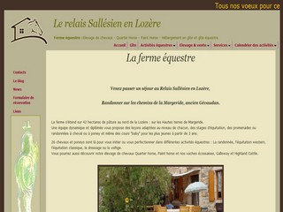 Le Relais Sallésien - Ferme équestre en Lozère - Relais-sallesien.com