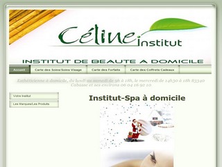 Institut - spa à domicile - Celine-institut.com