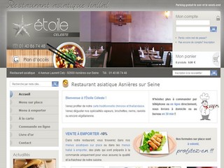 Aperçu visuel du site http://www.etoile-celeste.com